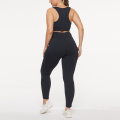 Drop Shipping Plus Size Sports Wear Racer Back йога высокая талия набор большого размера два черная активная одежда